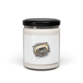 Perfectly Imperfect Glitch Candle, Soy Jar | Retro Tech Static
