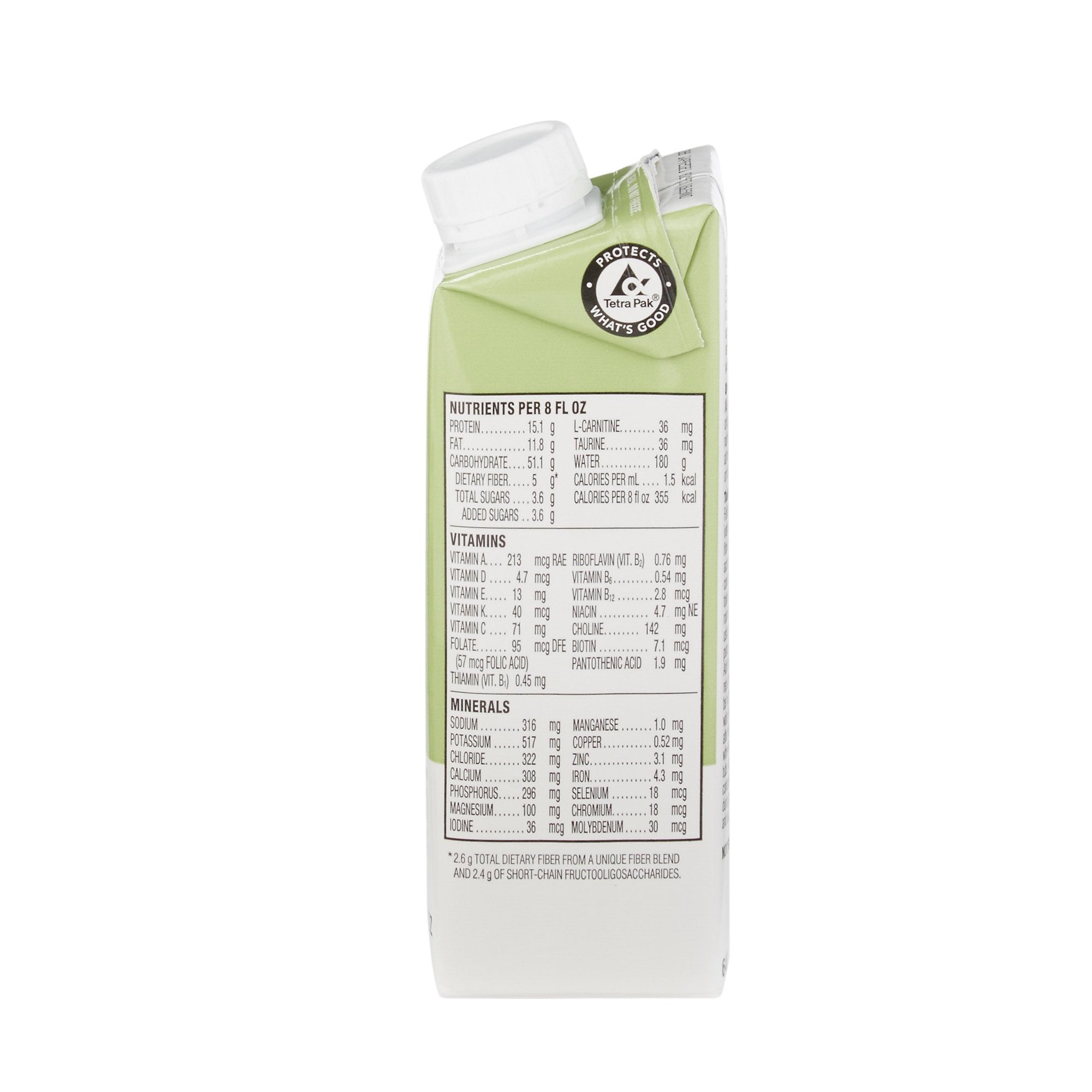 Jevity® 1.5 Cal Complete, Balanced Nutrition with Fiber, 8-ounce carton 64628