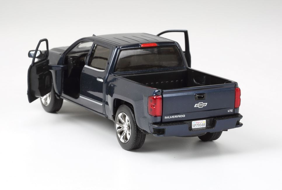 2018 Chevrolet Silverado LTZ Pickup Truck Centennial Edition Blue Metallic "100 Years Anniversary" 1/27 Diecast Model Car by Motormax