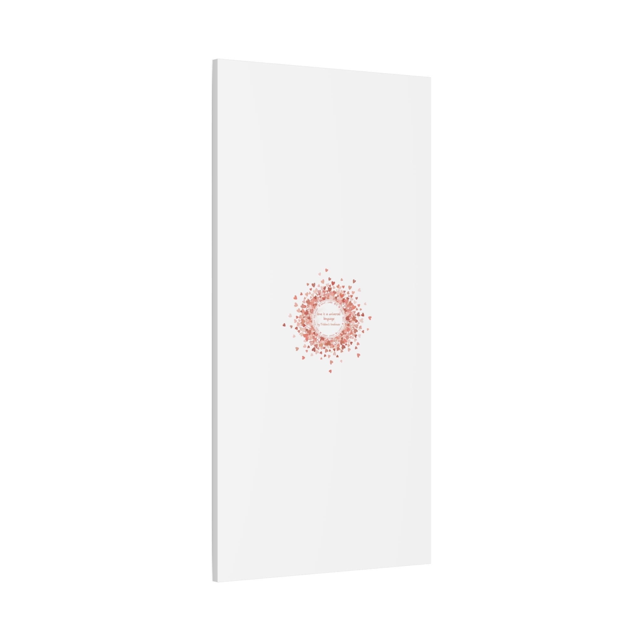 Tiny Heart Confetti Canvas | Matte Stretched Wall Art
