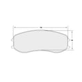 PFC Porsche 991 Cup / Cayman GT4 Clubsport Front Brake Pads - 331 Compound - 7968.331.28.44