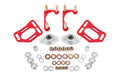 BMR Suspension BMR 90-93 Fox Mustang Caster Camber Plates - Red WAK731R
