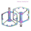 Bicycle Pedal Non-Slip Bike Pedals Aluminum Alloy Flat Platform Applicable Waterproof Cycling Accessories Bike Pedals Road Bicycle Pedals Cleats Set Clipless Pedals Compatible With Road Bikes