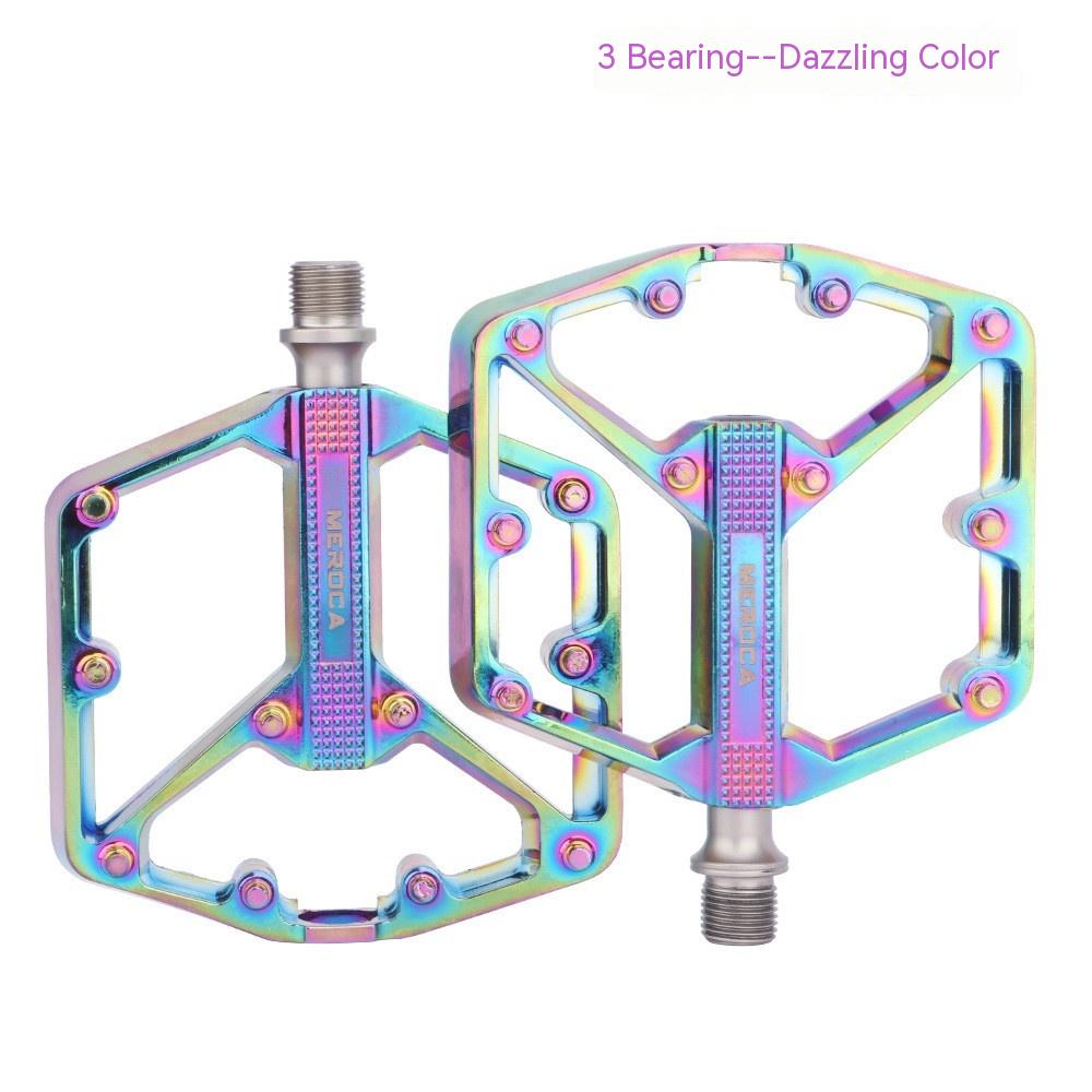 Bicycle Pedal Non-Slip Bike Pedals Aluminum Alloy Flat Platform Applicable Waterproof Cycling Accessories Bike Pedals Road Bicycle Pedals Cleats Set Clipless Pedals Compatible With Road Bikes