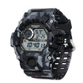 Shock Military Army Mens Watch In Camouflage  Style With LED Digital Back Light With Luminous  Effect