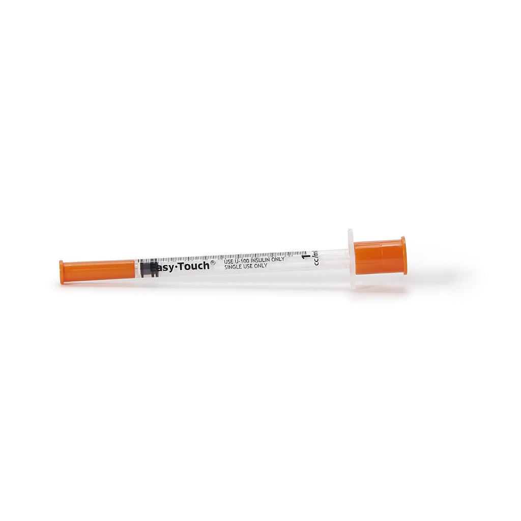 EasyTouch™ 1 mL Insulin Syringe with Needle, 30 Gauge, 5/16 Inch Needle Length 830165
