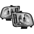 SPYDER xTune Ford Mustang 05-09 Halogen OEM Style Headlight (Non HID) OEM Chrome HD-JH-FM05-C 9040153