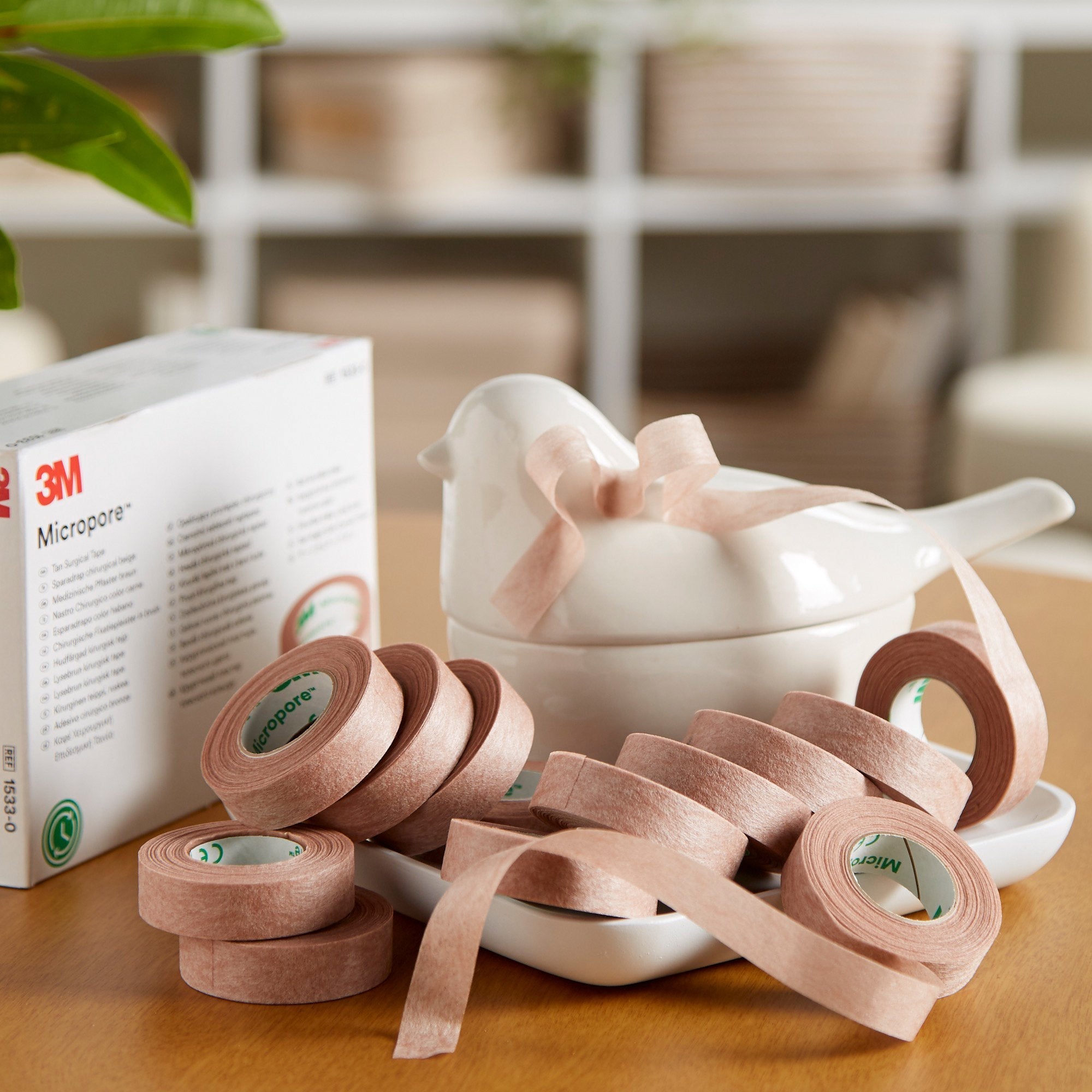 3M™ Micropore™ Paper Medical Tape, 1/2 Inch x 10 Yard, Tan 1533-0