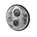 SPYDER Xtune Round SeaLED Beam 7 Inch LED Headlights ( High/Low Beam ) Chrome PRO-JH-7RLED-HL-C 9028359