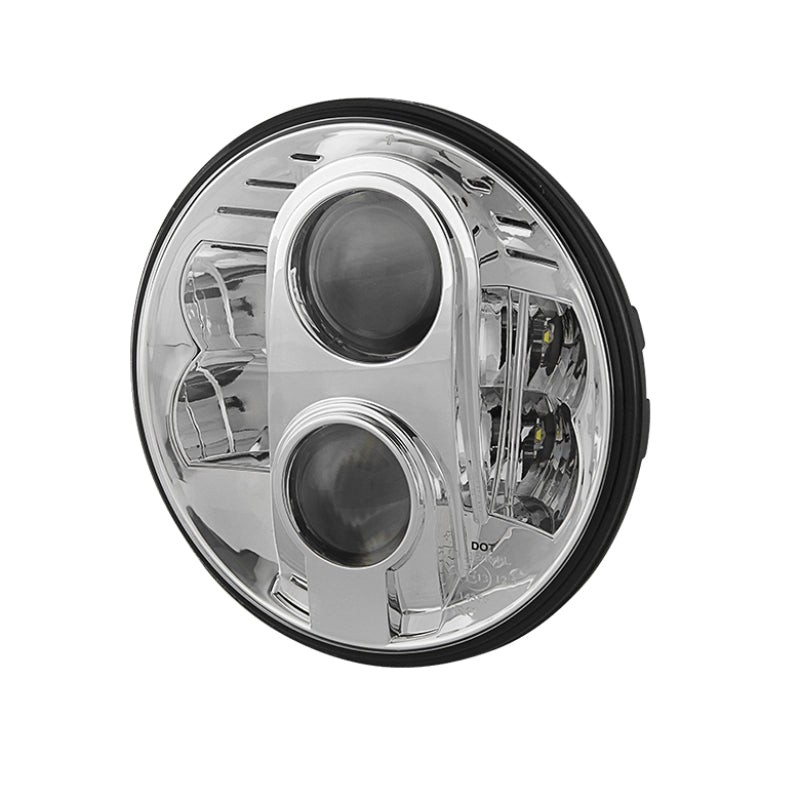 SPYDER Xtune Round SeaLED Beam 7 Inch LED Headlights ( High/Low Beam ) Chrome PRO-JH-7RLED-HL-C 9028359