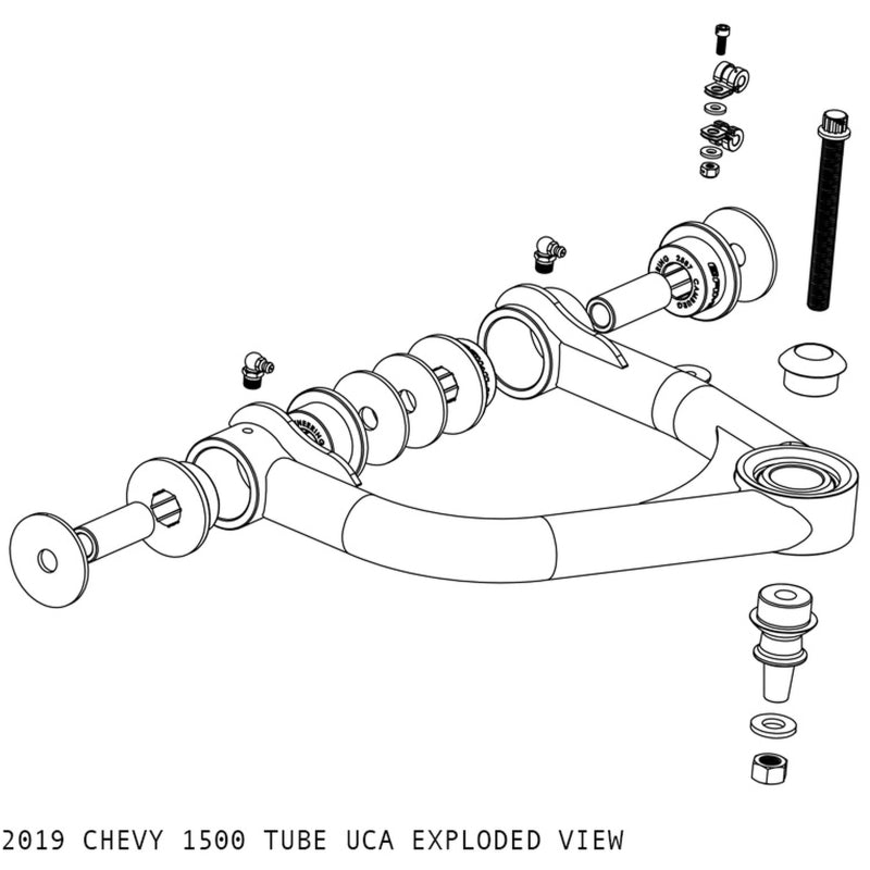 Camburg Chevy/GMC 1500 2WD/4WD 19-23 1.25in Performance Uniball Upper Arms CAM-210065