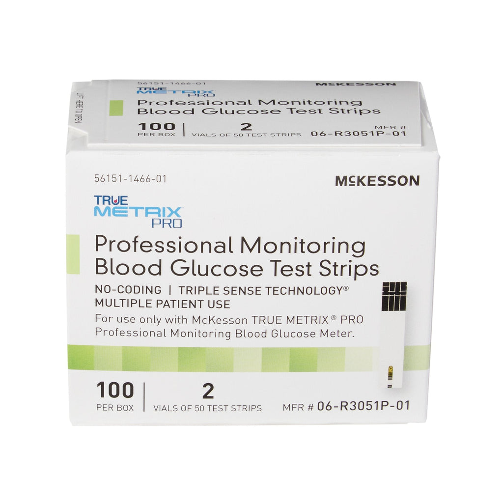McKesson True Metrix Pro Test Strips for Blood Glucose 06-R3051P-01