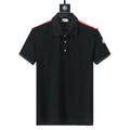 Moncler Black T-Shirt with Collar