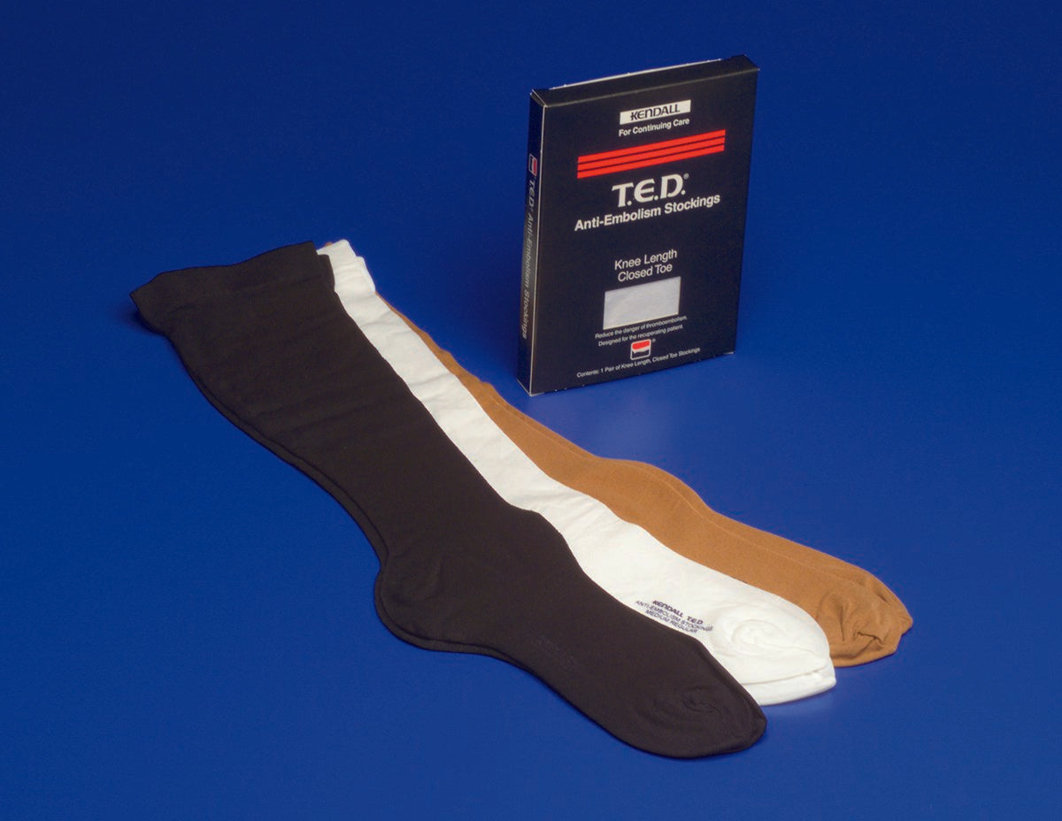 T.E.D.™ Knee High Anti-embolism Stockings, Medium / Regular, Beige 4271