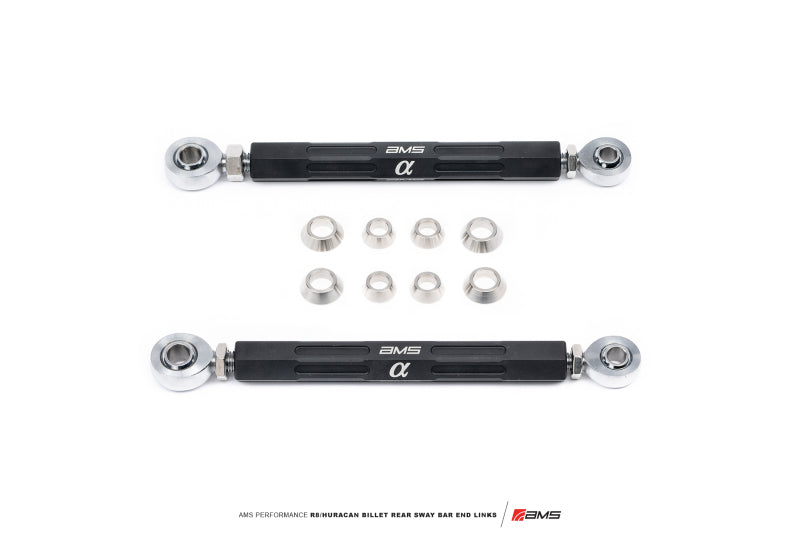 AMS 2017+ Audi R8 / 2015+ Lamborghini Huracan Billet Rear Sway Bar End Links ALP.37.11.0011-1