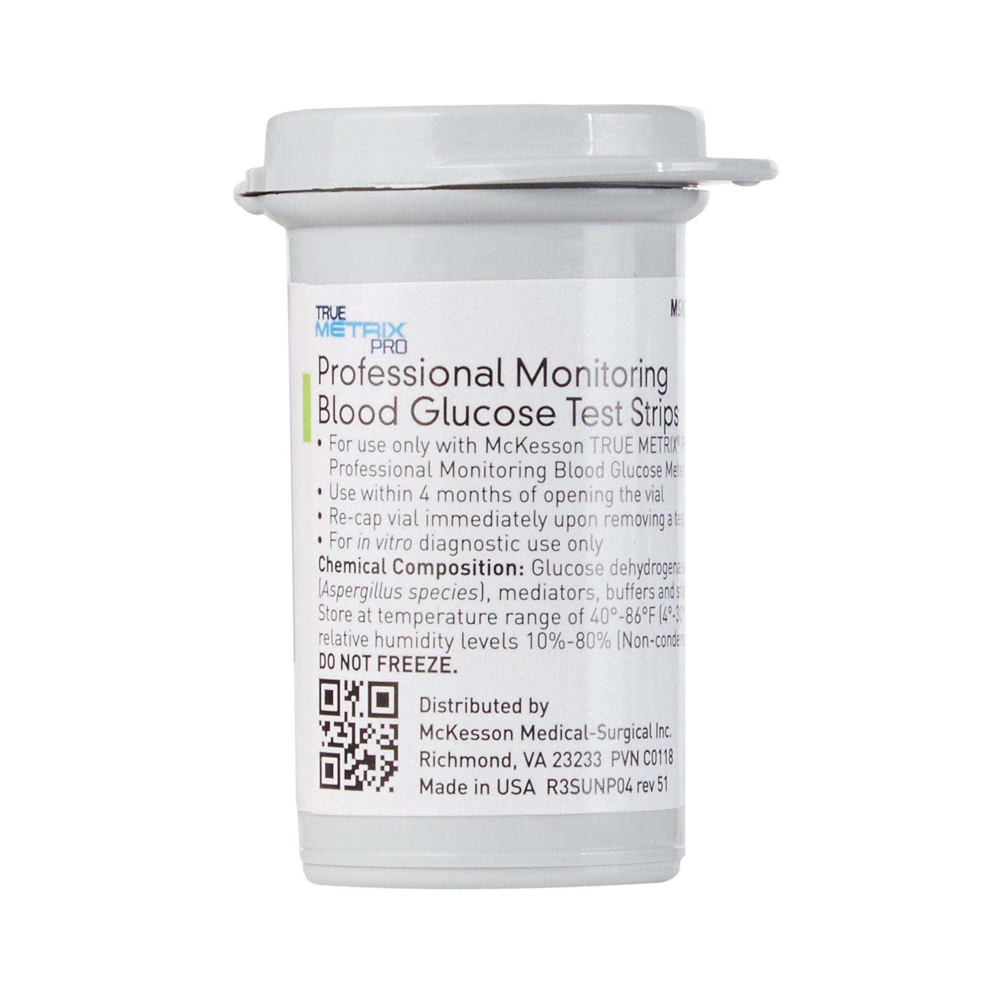 McKesson True Metrix Pro Test Strips for Blood Glucose 06-R3051P-01