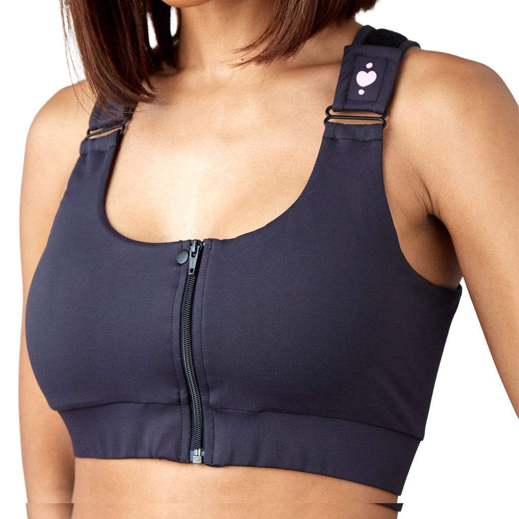 Shirl Post Surgical Bra, Black, Medium HC00006BM
