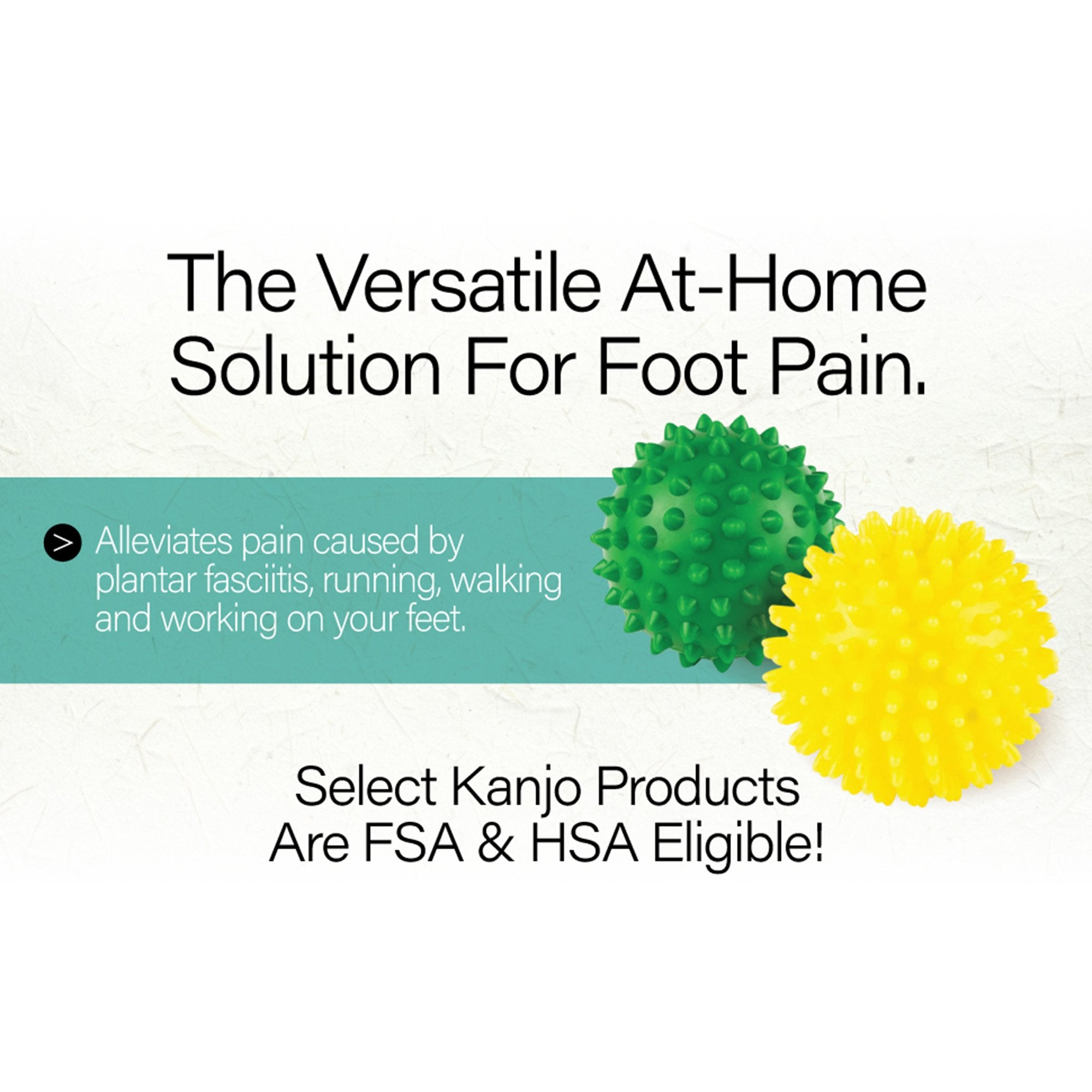 Kanjo Acupressure Foot Pain Relief Ball Set KANBALLSET