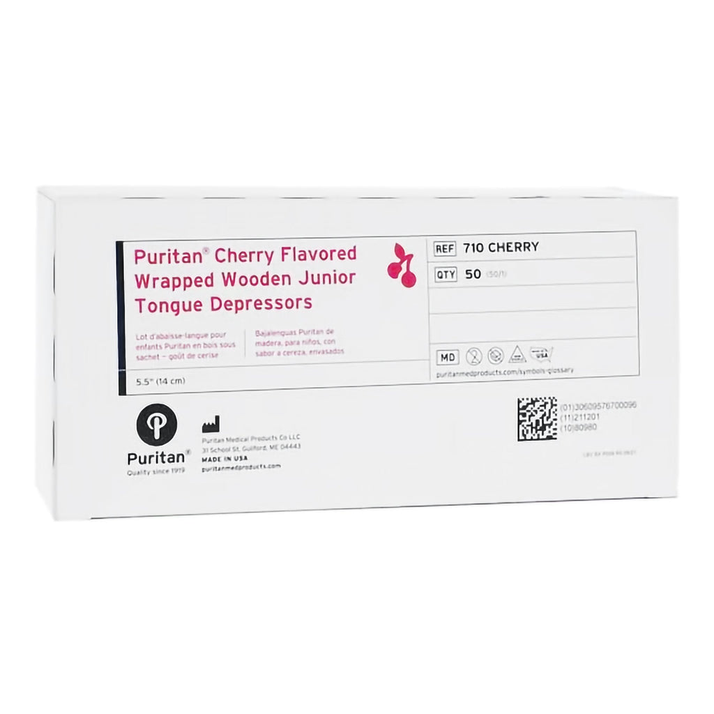 Puritan® Cherry Flavor Tongue Depressor 710 CHERRY