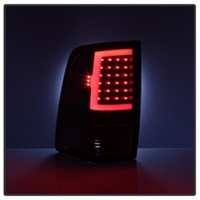 SPYDER xTune 09-18 Dodge Ram 1500 LED Tail Lights - Black Smoke (ALT-ON-DR09-LBLED-BSM) 9038488