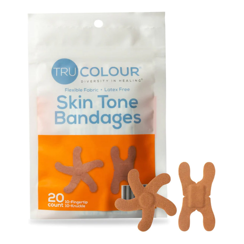TruColour® Brown Adhesive Strip, Knuckle / Fingertip TCB-NKF