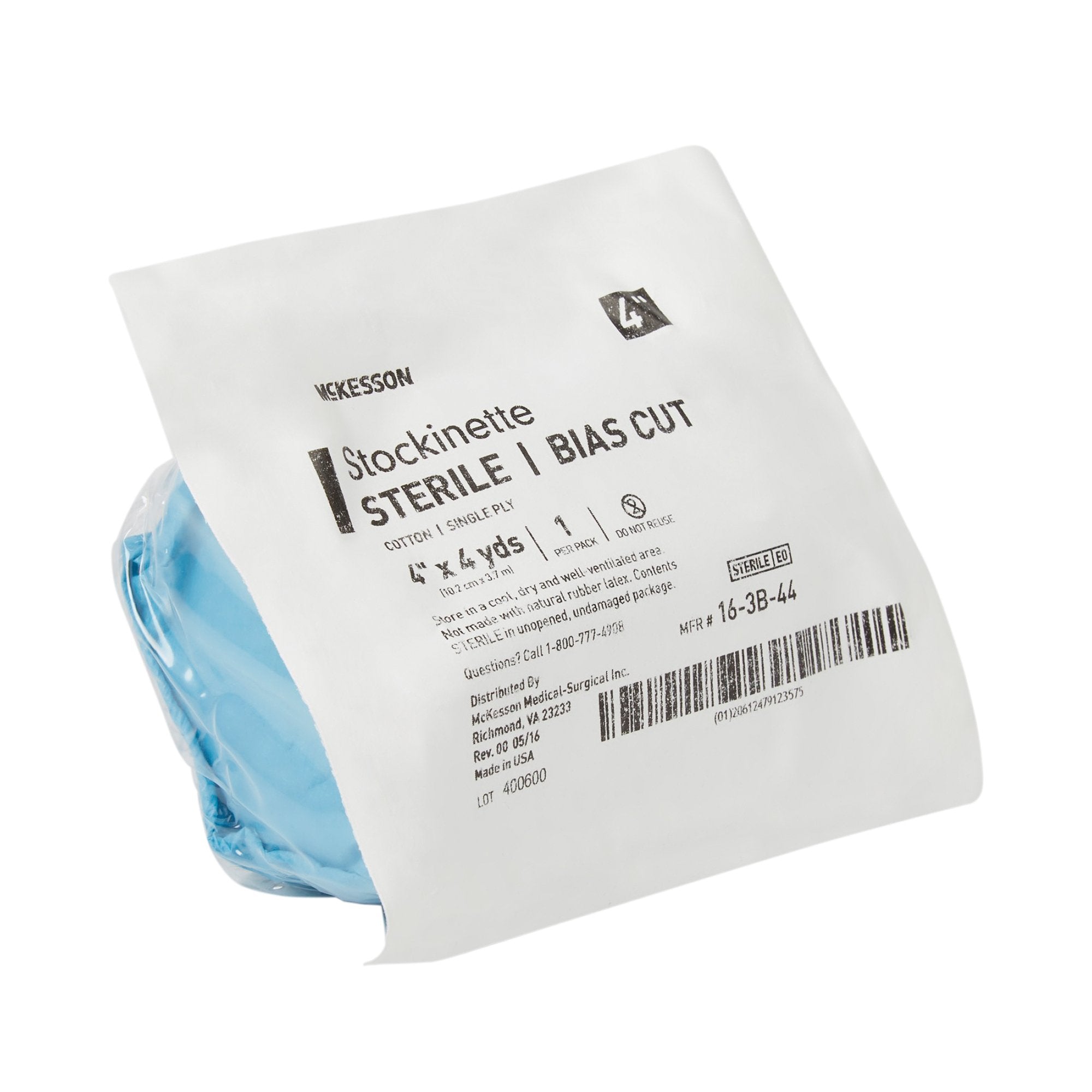 McKesson Bias Cut Stockinette, 4 Inch x 4 Yard 16-3B-44