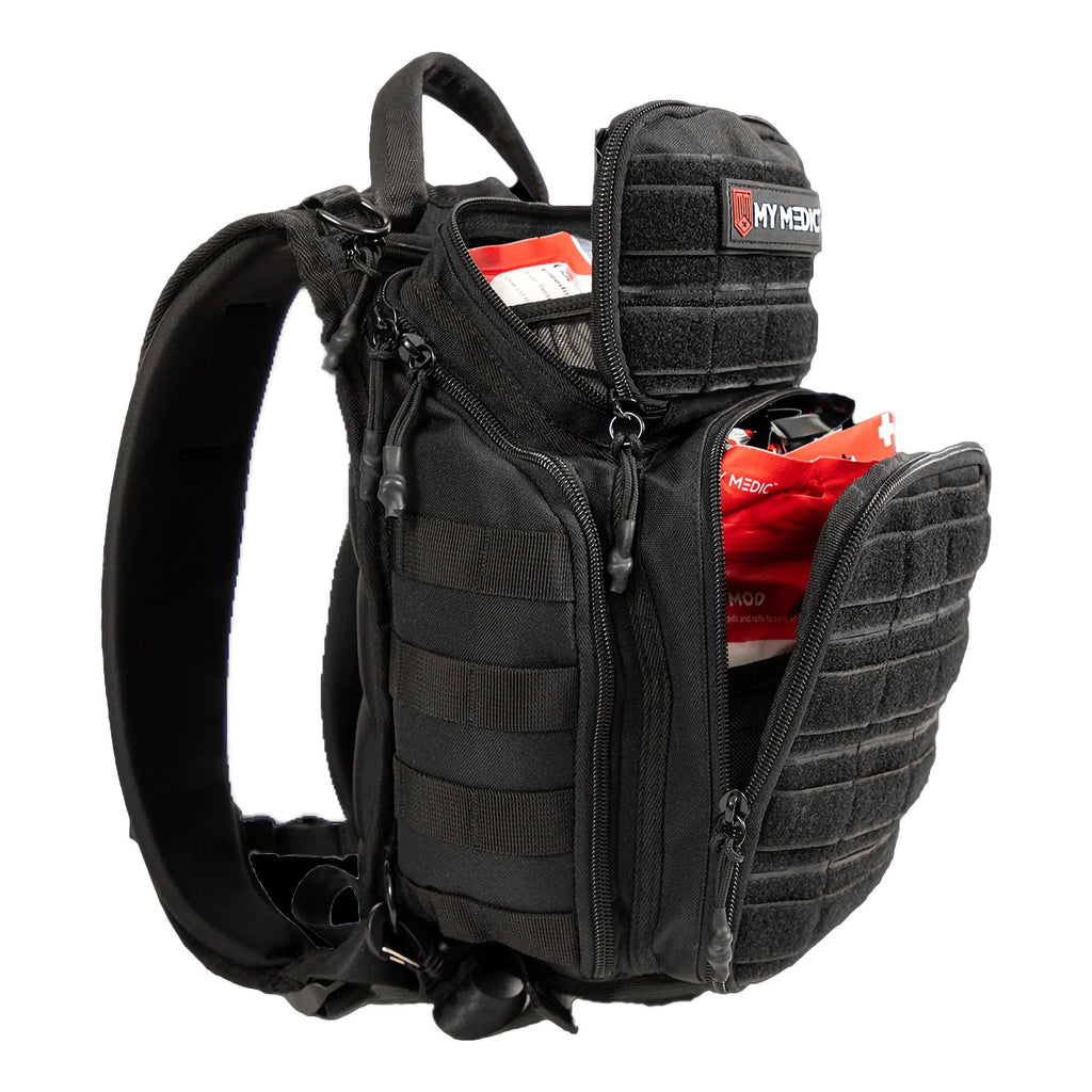 RECON Pro First Aid Kit, Black MM-KIT-U-LG-BLK-PRO