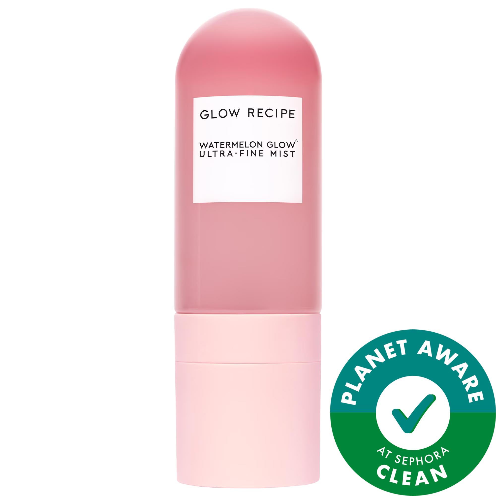 Watermelon Glow Ultra-Fine Mist: Hydrating Facial Mist for Glowing Skin | Vegan & Cruelty-Free Face Mist with Hyaluronic Acid