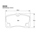 Pagid U-8006 Yellow Racing Pad - RS29 Compound