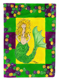 Mardi Gras Mermaid Garden Flag Mailbox Decorative Yard Banner Outside Patio Artwork for Flower Beds, Garden Size, Multicolor