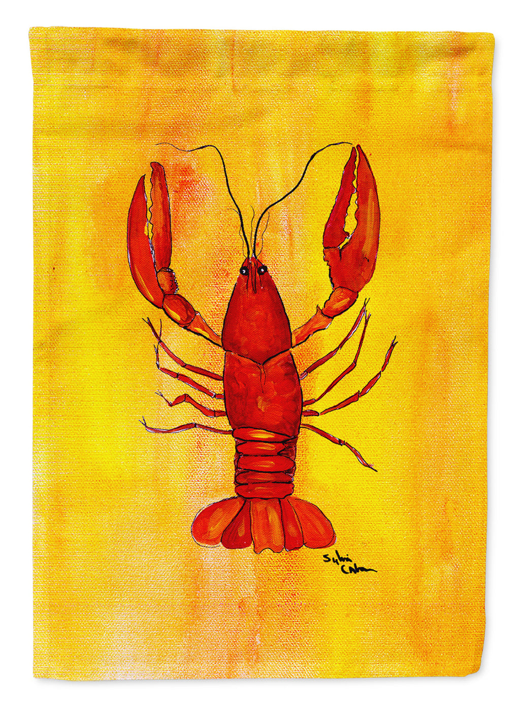 Crawfish Garden Flag Mailbox Decorative Yard Banner Outside Patio Artwork for Flower Beds, Garden Size, Multicolor