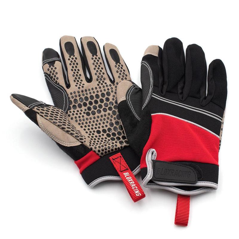 BLOX Racing Logo Mechanics Gloves Medium BXAP-00140-M