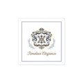 Ornate Brooch Emblem Sticker | vintage emblem, baroque pin design