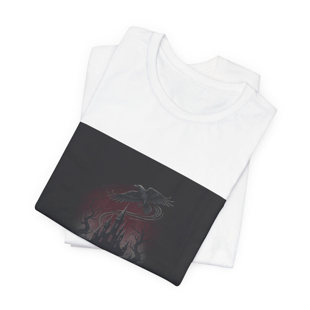 Medieval Castle Emblem Tee | Castlecore Gothic Blackletter T‑Shirt