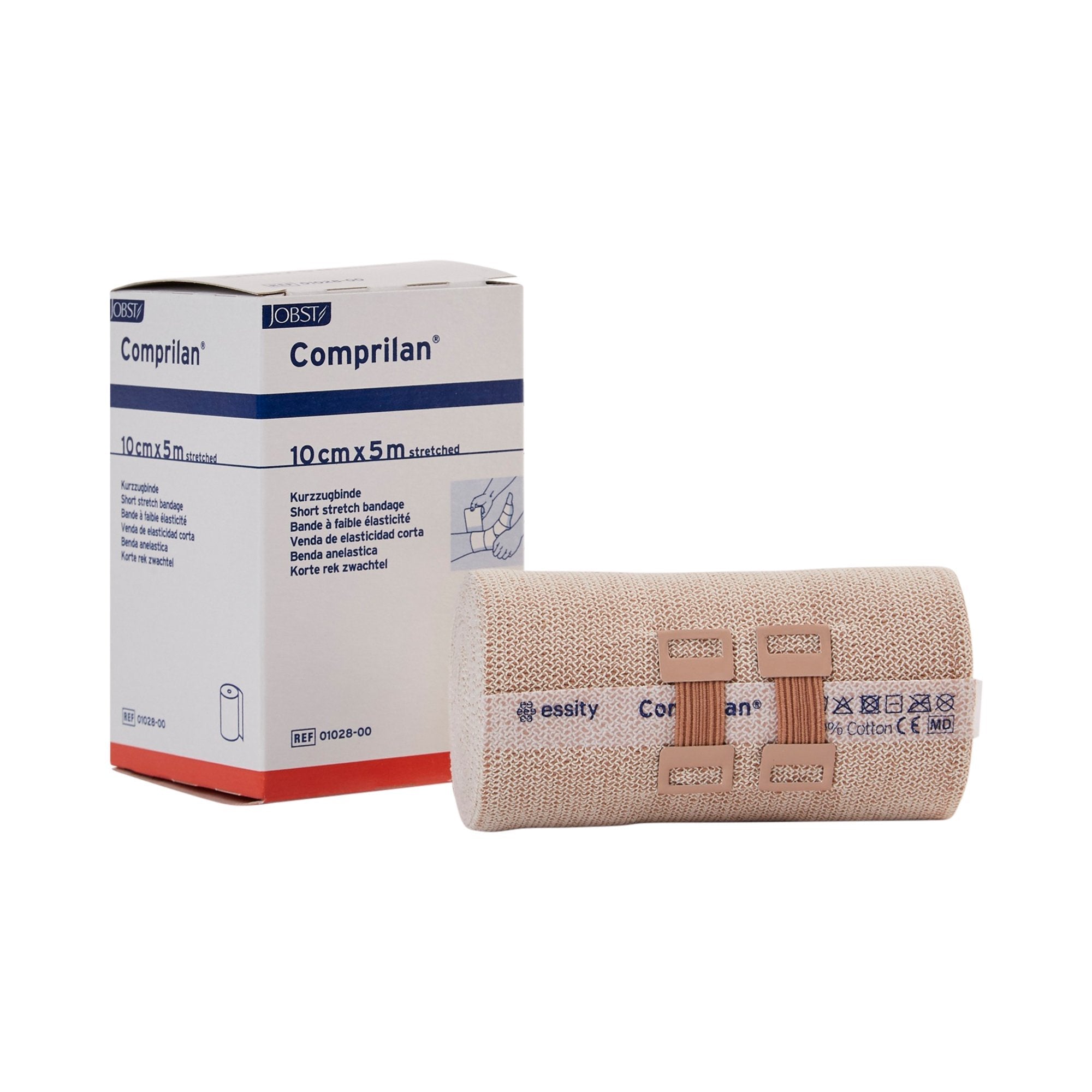 Comprilan® Clip Detached Closure Compression Bandage, 4 Inch x 5-1/2 Yard 01028000