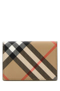 BURBERRY Mini Printed E-Canvas Card Holder