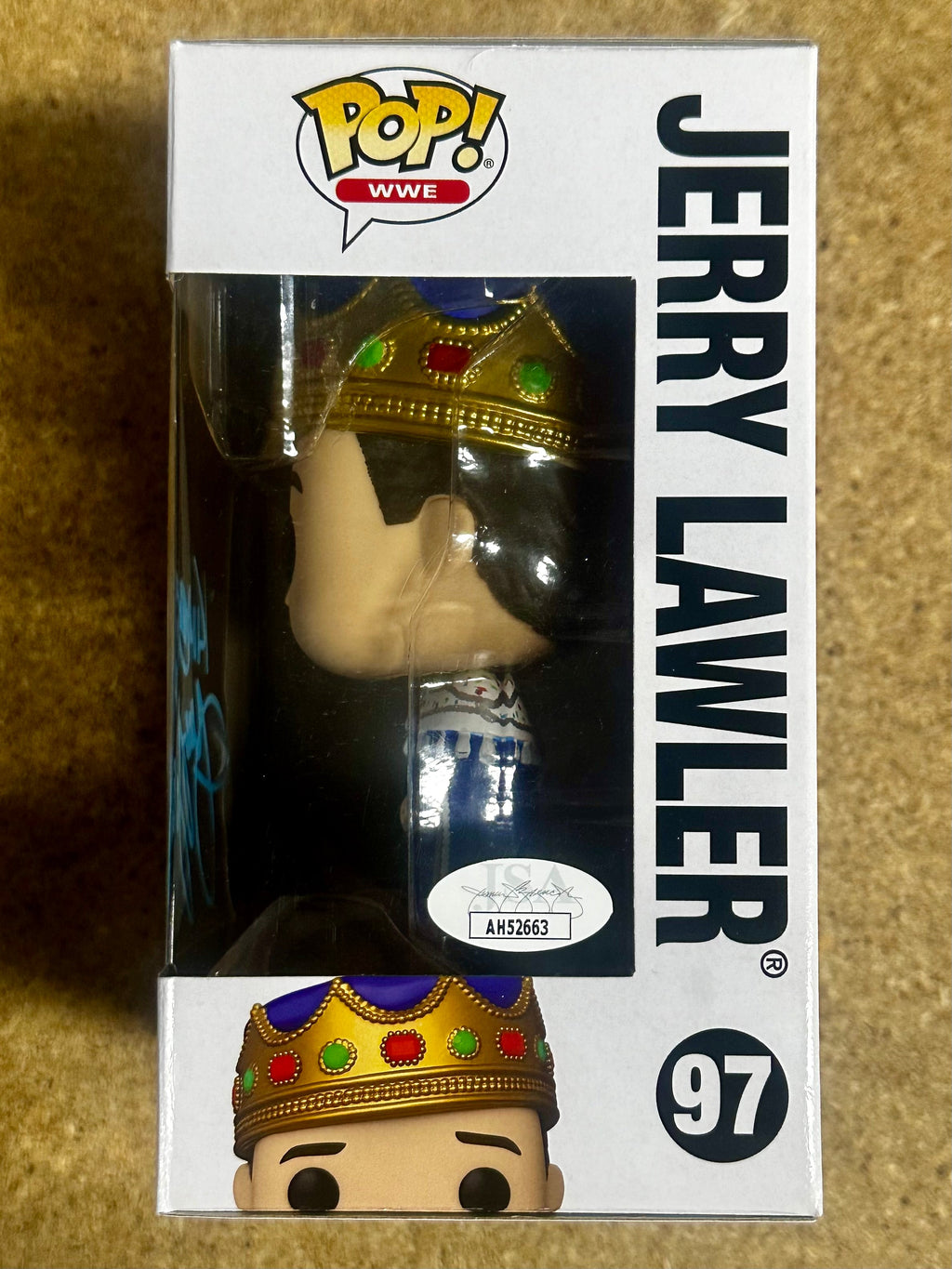 Jerry “The King” Lawler Signed WWE Wrestling Funko Pop! #97 With JSA COA