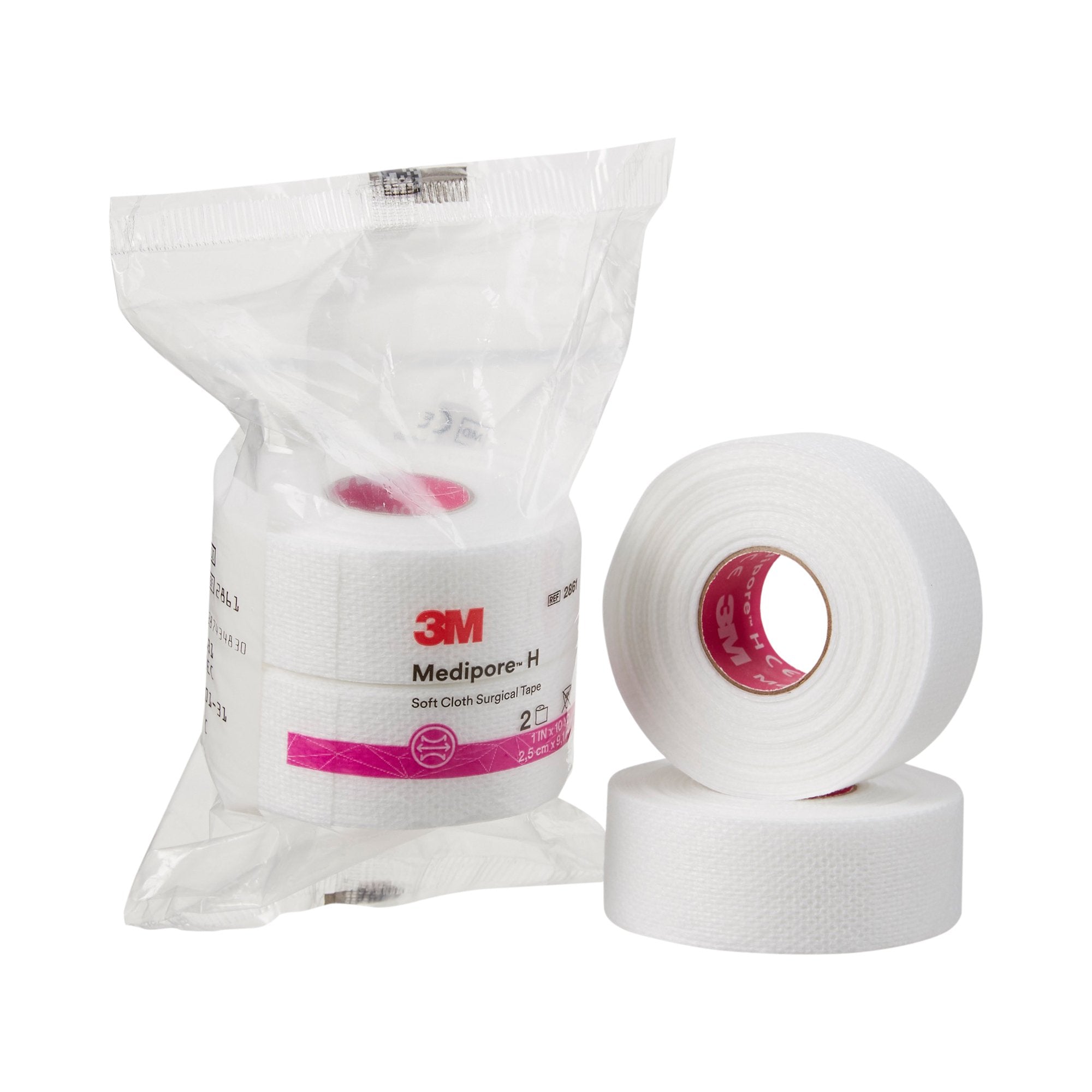 3M™ Medipore™ H Cloth Medical Tape, 1 Inch x 10 Yard, White 2861