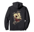 Distressed Ace Spades Playing Cards Hoodie - Minimalist Print for Adults