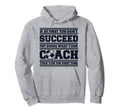 If First You Dont Succeed Coach Fu Ball Hoodie - Unique Graphic Men Women