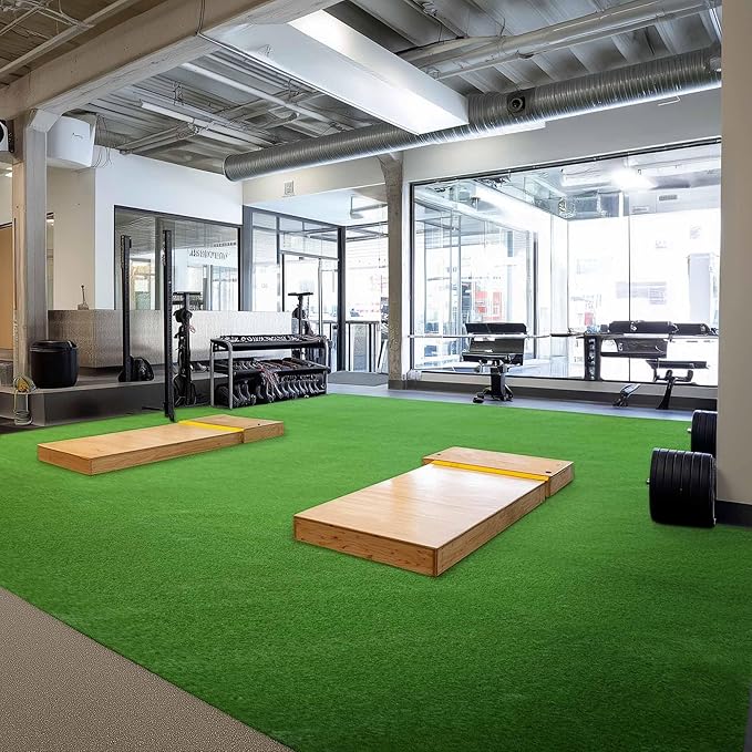 Yescom Sports Sled Strips Turf Gym Turf Flooring for Weight Sled Push Gym Equipment Outdoor Indoor Use 50'x3'(150 Sq.Ft) 0.8" H