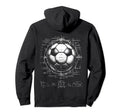 Soccer Patent Drawing Coach Football Hoodie - Custom Art Print Men Women