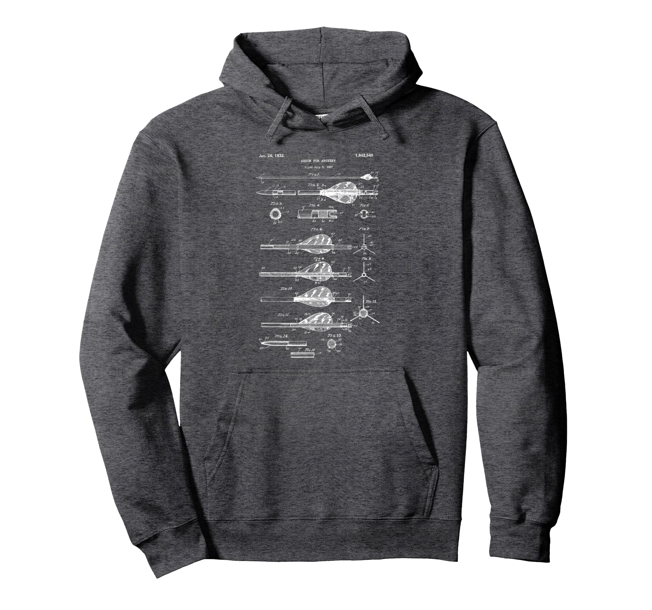 Archery Arrows Compound Bow Hoodie - Custom Art Print for Adults