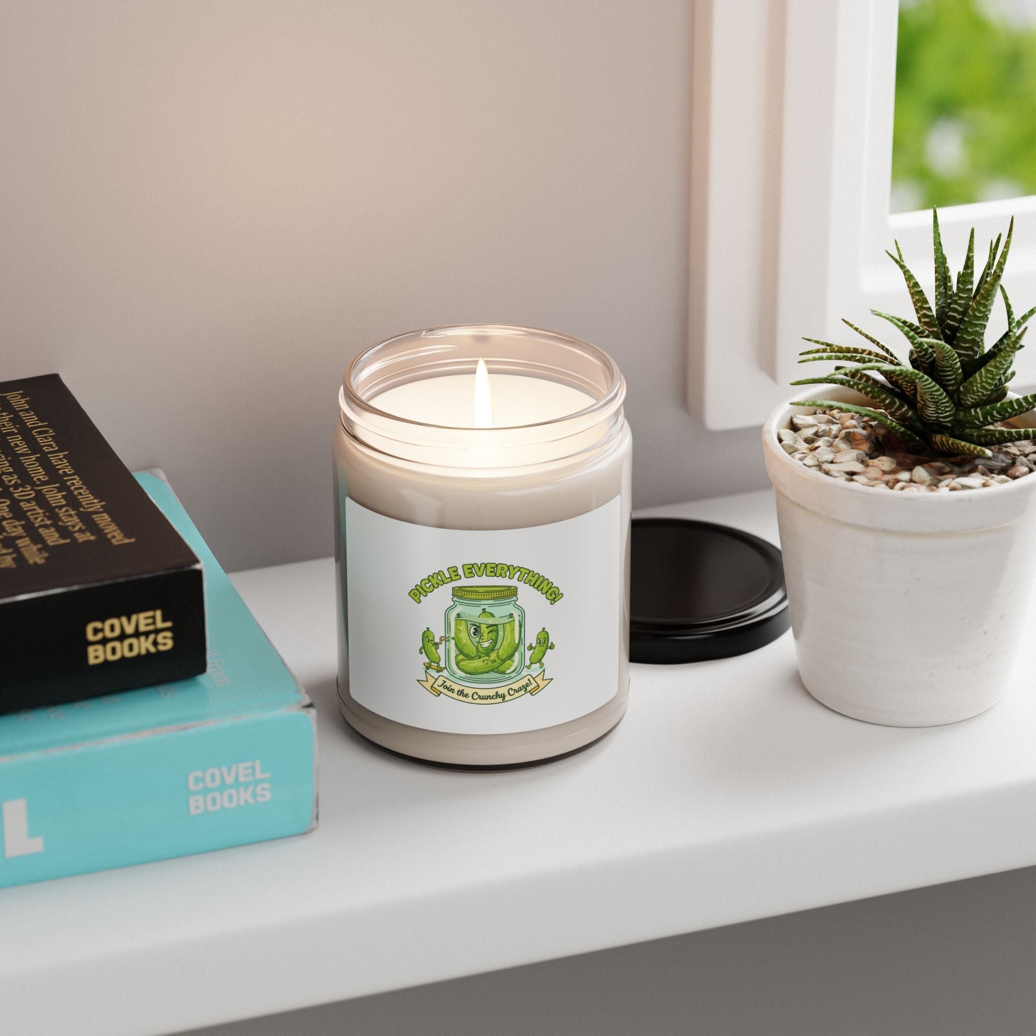 Pickle Everything Brine Design Candle, Soy 9oz | Pickle Lover
