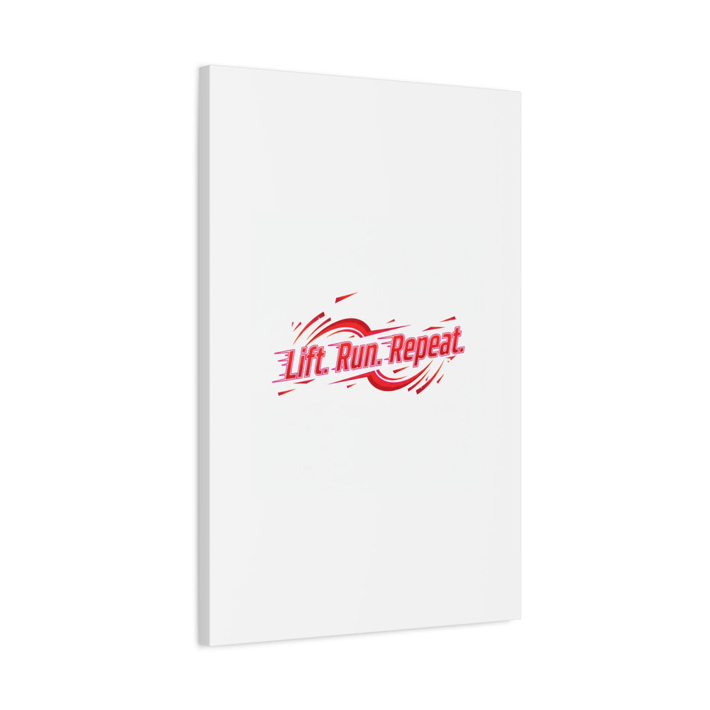 Lift Run Repeat Canvas | Fitness Wall Art, Gym Motivation