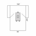Abdominal Drape Laparotomy Drape 104 W X 76 W X 120 L Inch Sterile - 89221