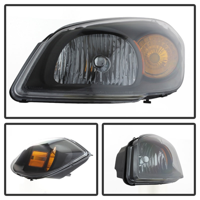 SPYDER Xtune Chevy Cobalt 05-10 Crystal Headlights Black HD-JH-CCOB05-AM-BK 5079794