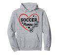 Soccer Memaw Heart Soccer Player Hoodie - Casual Everyday Wear for Adults