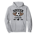 Soccer Coach Womens Soccer Coach Hoodie - Casual Everyday Wear for Adults