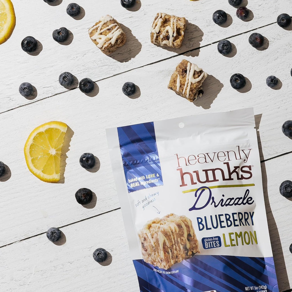 Heavenly Hunks Blueberry Lemon Drizzle Cookie Bites, 6-Pack, 5 oz Each